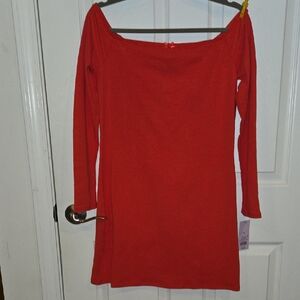 Wild Fable Red Mini Dress Bodycon Size XL T5